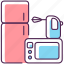 cooking device, electronics, electronics icon, household appliance 
