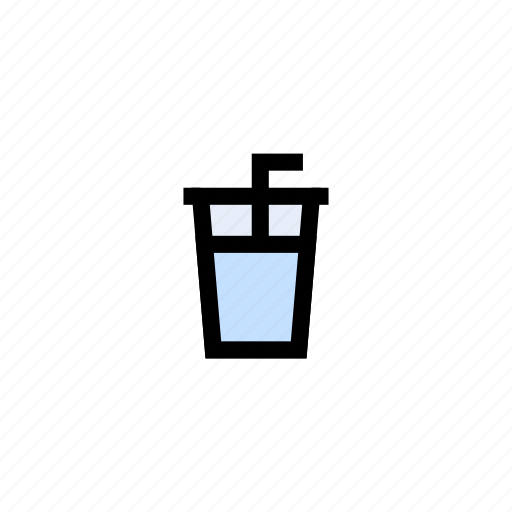 Beverage, drink, juice, soda, straw icon - Download on Iconfinder