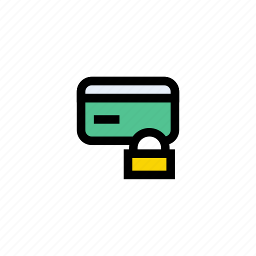 Card, debit, paylock, protection, secure icon - Download on Iconfinder