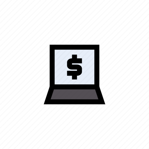 Buying, dollar, laptop, notebook, shopping icon - Download on Iconfinder