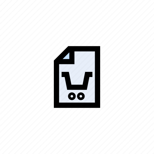 Buying, cart, document, file, shopping icon - Download on Iconfinder