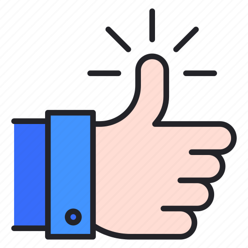 Hand, like, rating, right, thumbs, up icon - Download on Iconfinder