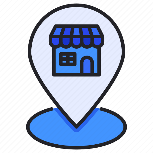 Ecommerce, location, map, pin, store icon - Download on Iconfinder