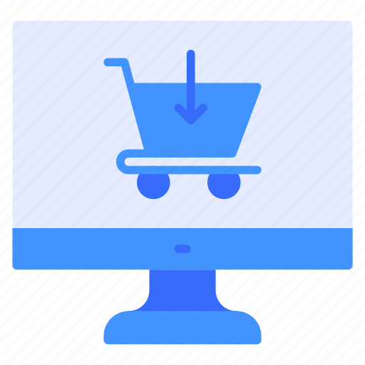 Ecommerce, monitor, shopping online icon - Download on Iconfinder