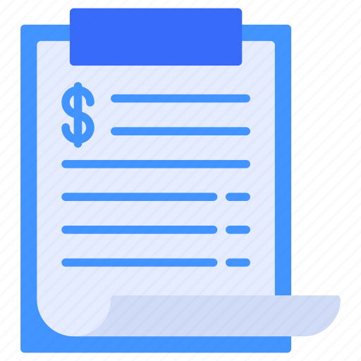 Invoice, list, price icon - Download on Iconfinder
