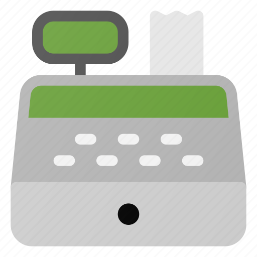 Cash, commerce, counter, registry, shopping icon - Download on Iconfinder