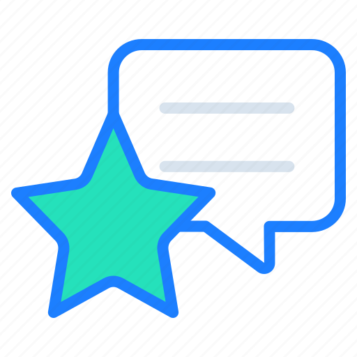 Communication, conversation, favorite chat, message, star chat icon - Download on Iconfinder