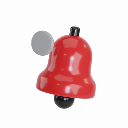 Bell, notification, alarm, warning, clock, chat, message 3D illustration - Download on Iconfinder