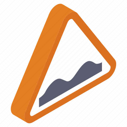 Jump symbol, jump warning, road direction, road jump, road warning icon - Download on Iconfinder