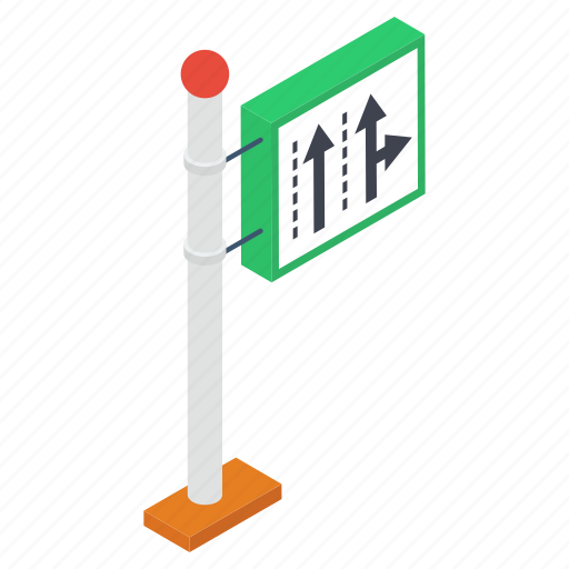 Direction arrow, road sign, road signboard, road symbol, roadway icon - Download on Iconfinder