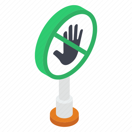 Direction, hand gesture, stop banner, stop emblem, stop sign, stop symbol icon - Download on Iconfinder