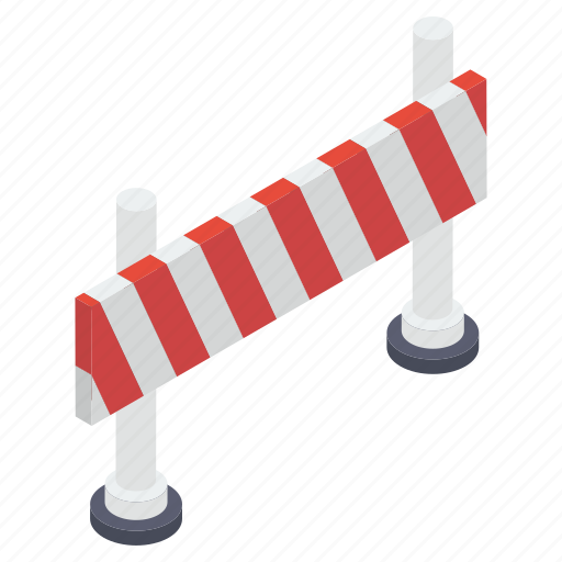 Barrier, construction barricade, entry barrier, obstacle, safety barrier icon - Download on Iconfinder