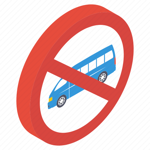 Stop van, van forbidden, van prohibition, vehicle restriction, wagon ban icon - Download on Iconfinder
