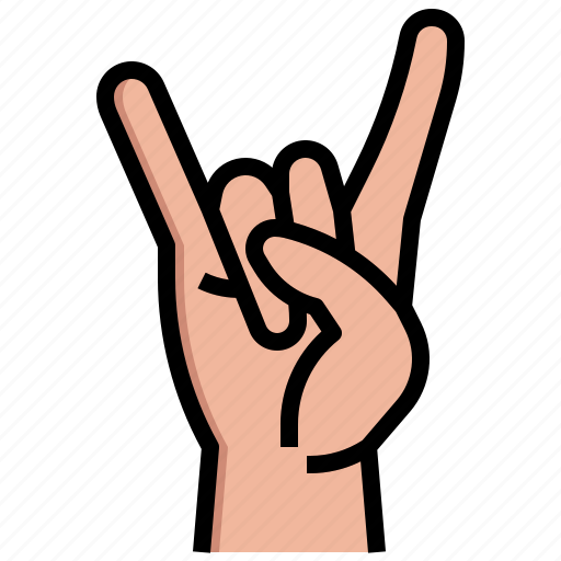 Rock, concert, roll, festival, hand icon - Download on Iconfinder