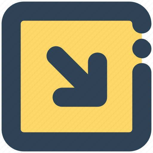 Arrow, direction, down, sign icon - Download on Iconfinder
