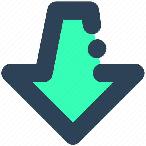 Arrow, direction, down, download, sign icon - Download on Iconfinder