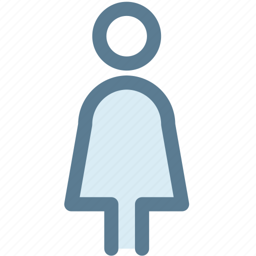 Female, human, lady, navigation, sign, toilet icon - Download on Iconfinder