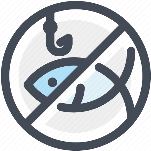 Fishing, navigation, no, no fishing, prohibited, sign, warning icon - Download on Iconfinder