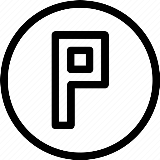 P, parking, shopping, mall, sign icon - Download on Iconfinder