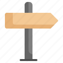 arrow, sign, right, signboard icon, direction