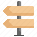left, arrow, sign, signboard icon, direction