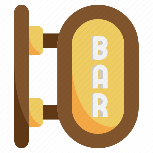 Signboard, bar, food, restaurant, signage icon - Download on Iconfinder