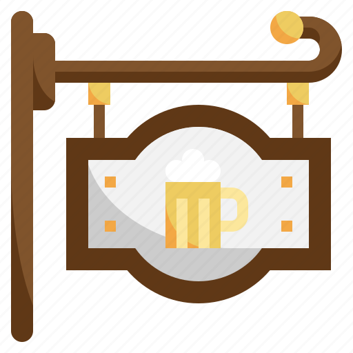 Signboard, signage, restaurant, beer, mug, bar icon - Download on Iconfinder