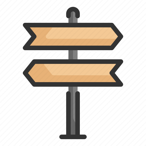 Way, arrow, road, direction, signboard icon, navigation icon - Download on Iconfinder