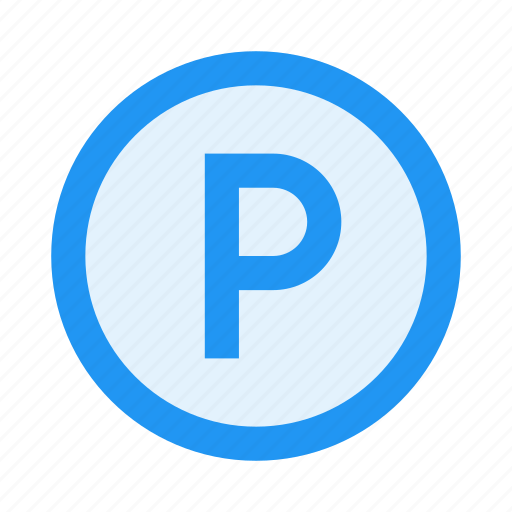 Area, automobile, car, circle, parking, sign icon - Download on Iconfinder