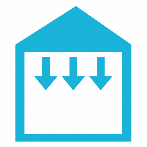 Arrows, building, construction, house, roof, severity, weight icon - Download on Iconfinder