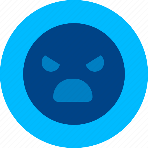 Angry, emoji, emoticon, face, mad, stress, unhappy icon - Download on Iconfinder