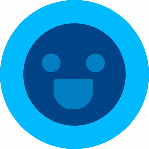 Cheerful, emoticon, emotion, face, happy, laugh, smile icon - Download on Iconfinder