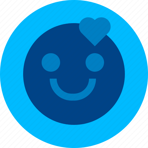 Emoji, emoticon, emotion, happy, heart, love, smile icon - Download on Iconfinder