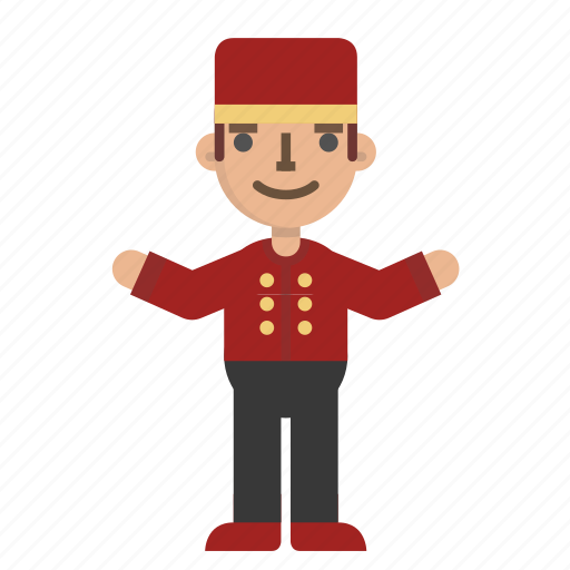 Avatar, bellboy, character, doorman, hotel, profile, service icon - Download on Iconfinder