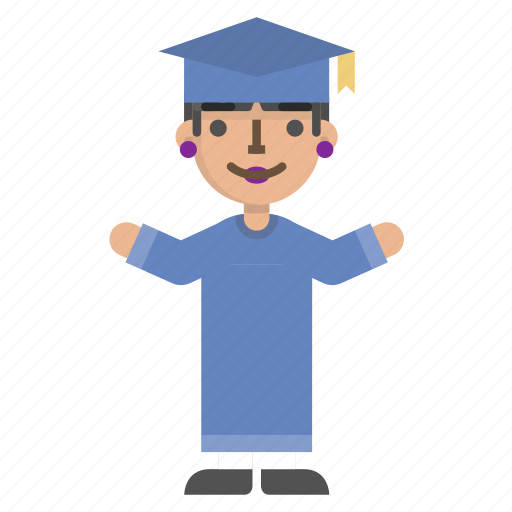 Avatar, character, education, female, graduate, people, school icon - Download on Iconfinder