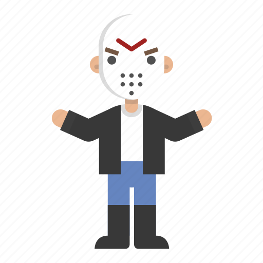 Character, friday, ghost, halloween, horror, jason, killer icon - Download on Iconfinder