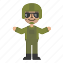 army, avatar, character, male, man, people, soldier