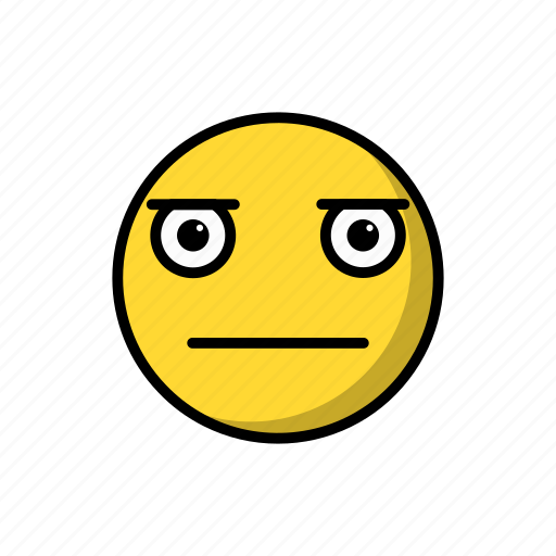 Emojis, smiley, emoji, emoticon, emoticons, not amused icon - Download on Iconfinder