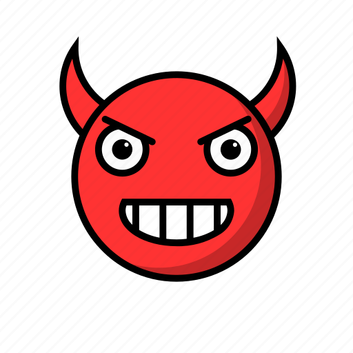 Emoji, emoticon, evil, horns, machiavellic, smiley, smiling icon - Download on Iconfinder
