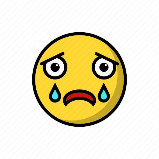 Crying, crying face, emoji, emoticon, face, sad, smiley icon - Download on Iconfinder