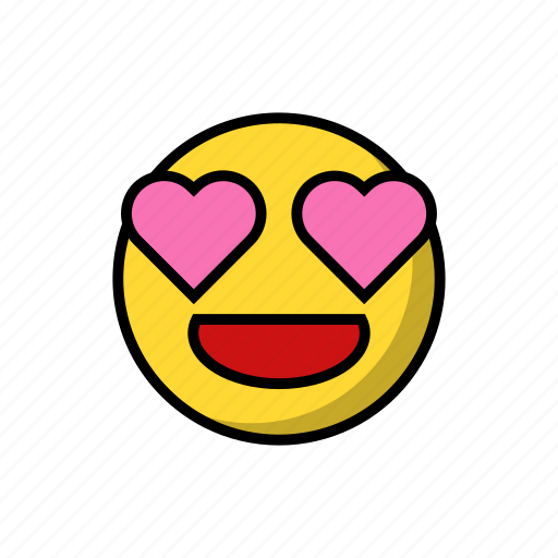 Emojis, emoticon, emotion, face, heart, love, smiley icon - Download on Iconfinder