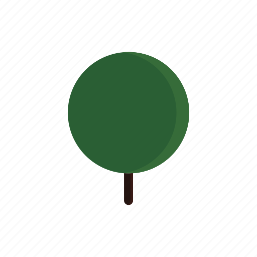 Circle, green, tree icon - Download on Iconfinder