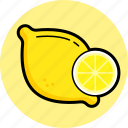lemon, fruit, citrus, fresh, food, orange, sweet