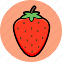 strawberry, fruit, healthy, cake, berry, sweet, dessert, food, cream