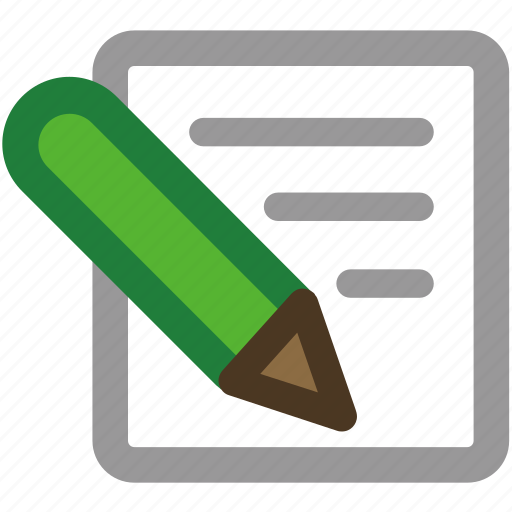 Entry, paper, pencil, post, posting, write, writing icon - Download on Iconfinder