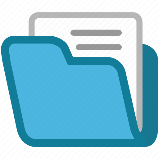 Data, file, folder, open, business, document, format icon - Download on Iconfinder