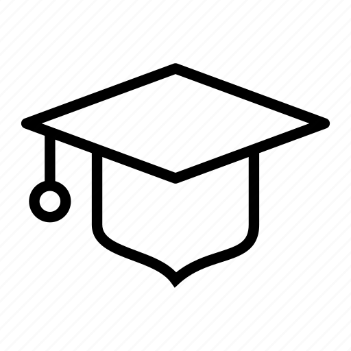Degree, graduation, graduation cap, mortar board, student, university, college icon - Download on Iconfinder