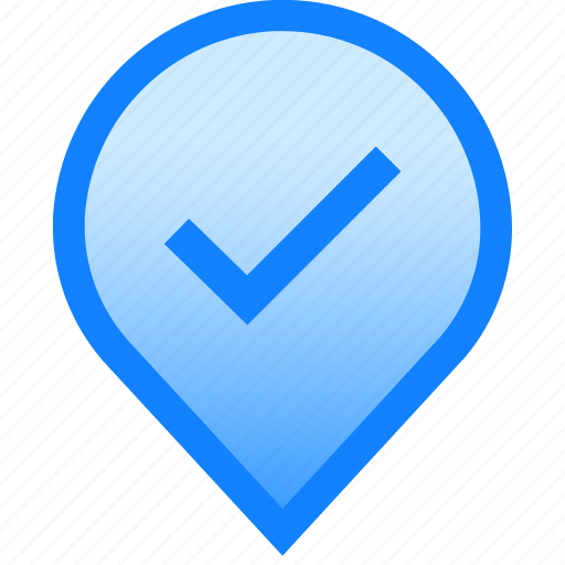 Added, done, downloaded, geolocation, mark, pin, tag icon - Download on Iconfinder