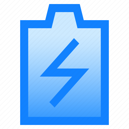 Battery, charge, electricity, energy, lightning, power, resource icon - Download on Iconfinder