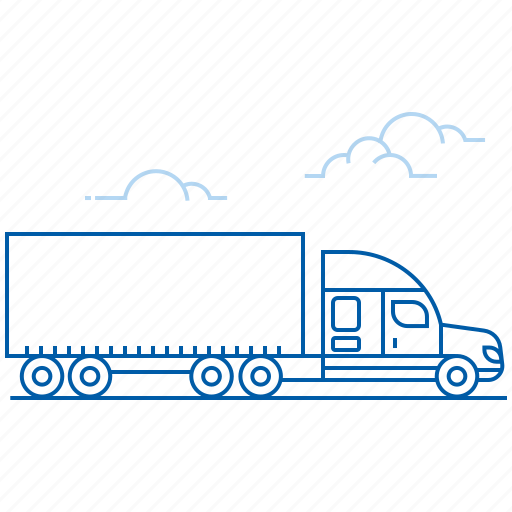 Delivery truck, logistic, lorry, shipping icon - Download on Iconfinder